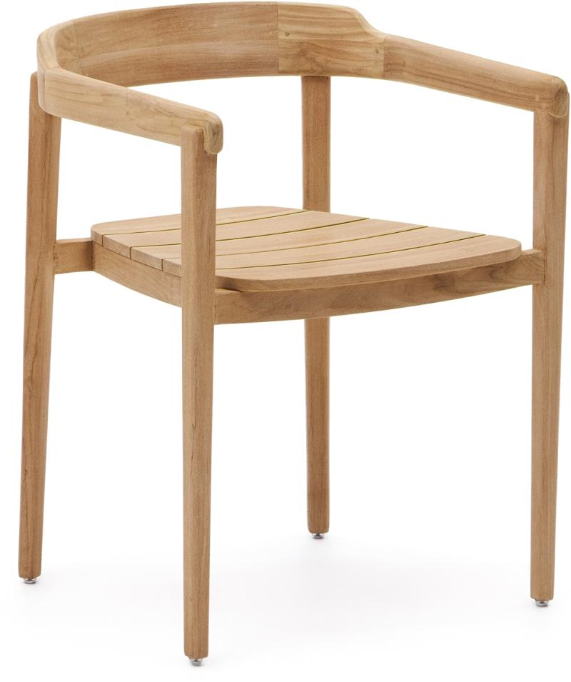 Icaro Udendørs Spisebordsstol i Teaktræ - Naturfinish