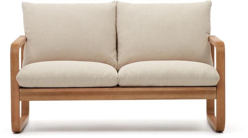 Sacaleta Udendørs -personers Sofa H78x142x82 Eukalyptustræ