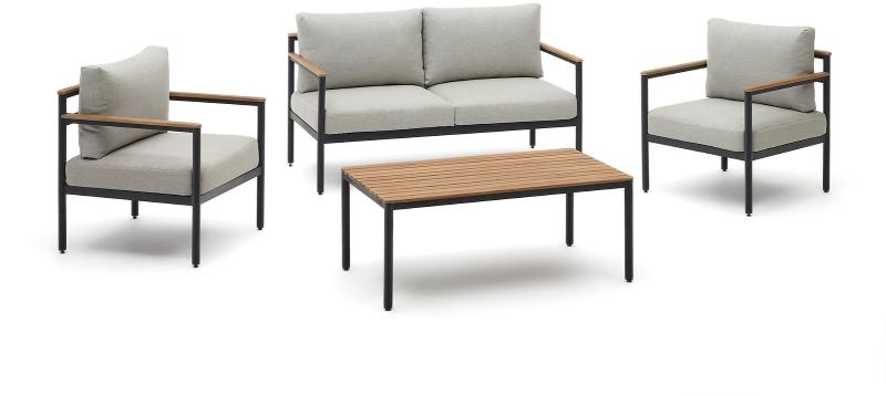Aiguafreda  Undedørs Sofasæt  H66x133 5x64    Aluminium