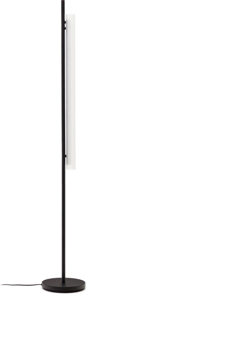 Vauxall Gulvlampe i Sort Jern - Elegant Belysning til Hjemmet