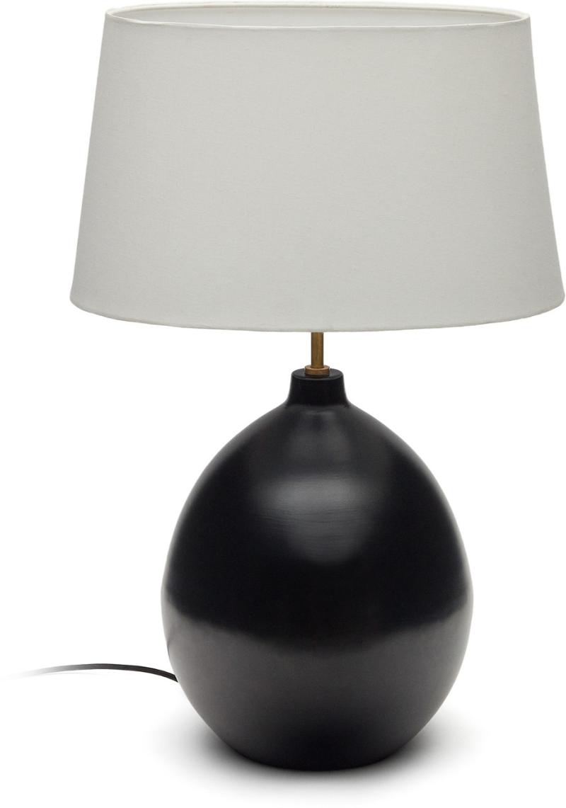 Elegant Foixa Bordlampe i Sort fra Kave Home