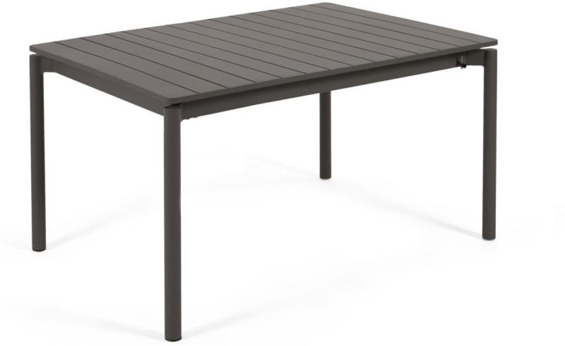 Zaltana  Udendørs Spisebord Med Udtræk  Grå  H75x200x90    Aluminium