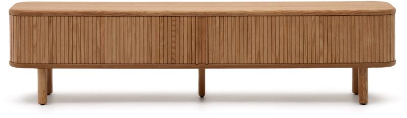 Mailen TV-bord i brun asketræ - elegant design!