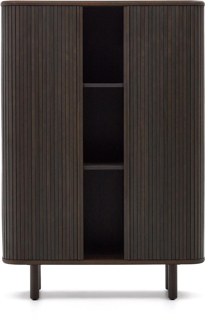 Mailen Highboard i Sort - Elegant Asketræ Møbel