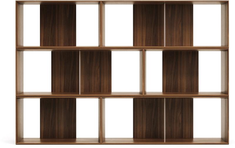 Litto Bogreol i Mørk Natur - Elegant Nordisk Design