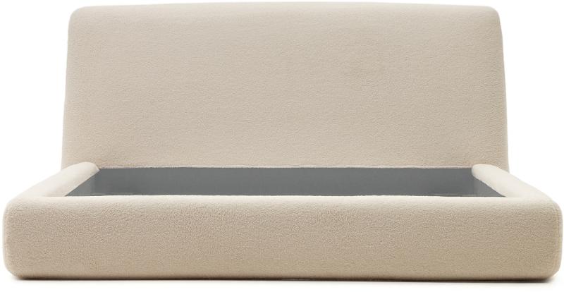 Martina Dobbeltseng i Beige - Elegant og Bæredygtig Design