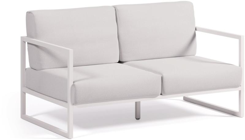 Comova Udendørs 2-personers Sofa i Hvid - Stilfuld Komfort