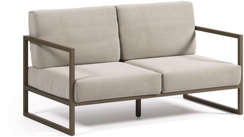 Comova Udendørs -personers Sofa Grå H85x152x85 Aluminium