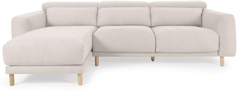 Singa Chaiselong Sofa Venstrevendt Råhvid - Komfort & Stil