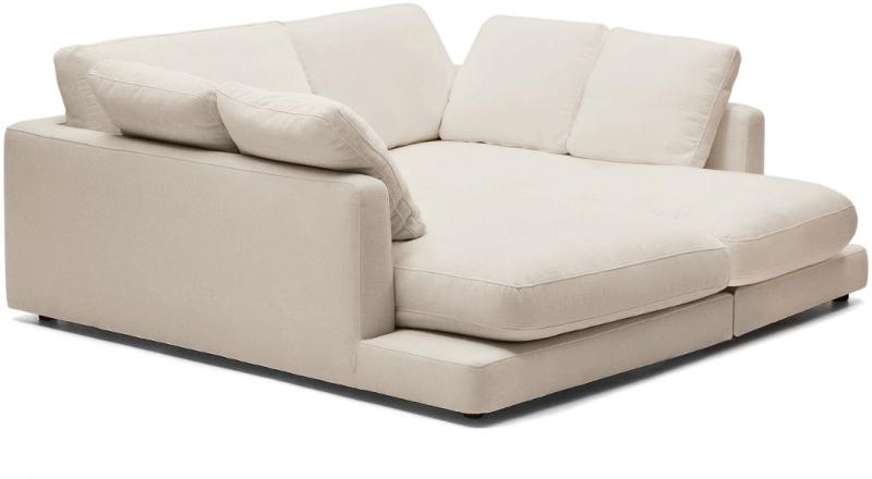 Gala   -personers Sofa  Beige  H87x210x193    Stof
