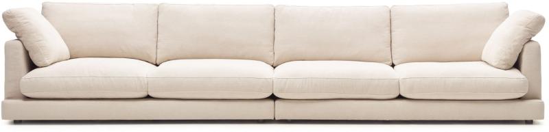 Gala 6-personers Sofa i Beige – Komfort og Stil