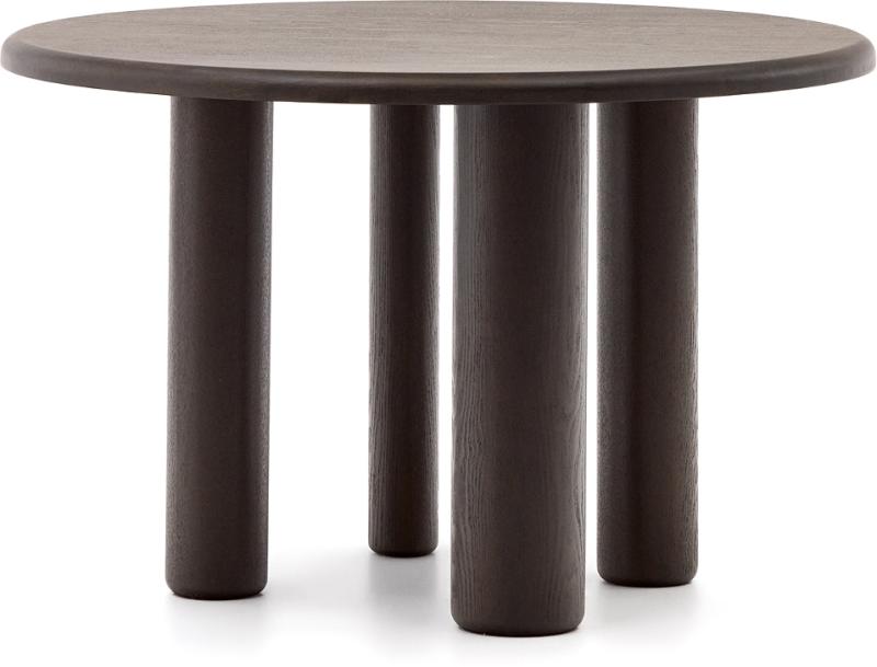 Mailen Spisebord i Sort - Elegant Rundt Design