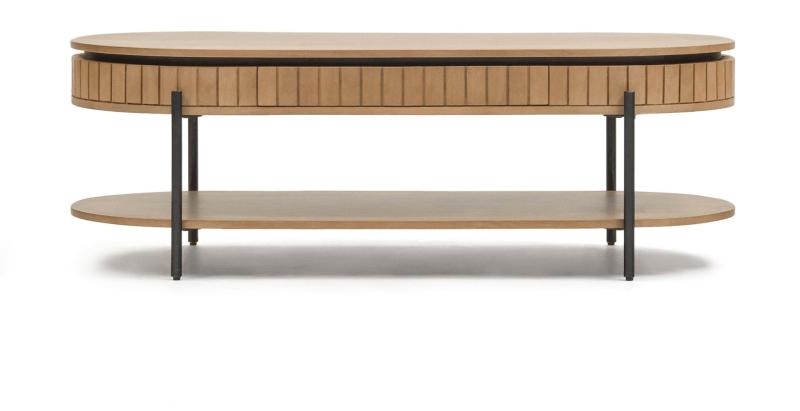 Licia Sofabord i Naturtræ – Elegant Design til Stuen