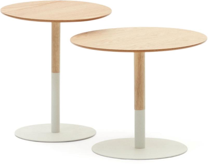 Watse Runde Sideborde i Brun - Elegant Nordisk Design