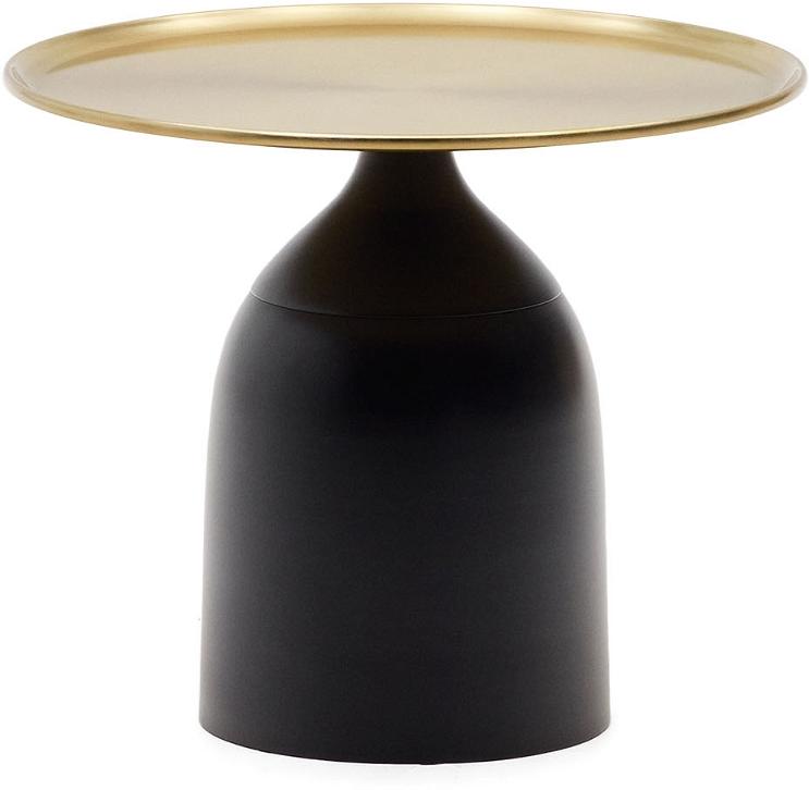 Liuva  Sidebord  Guld  H43 5x52x52    Jern