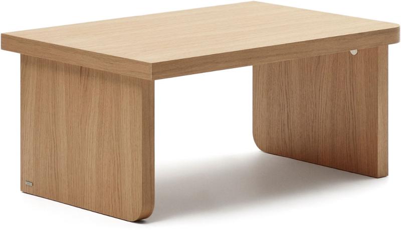 Elegant Oaq Sofabord i Brun - Modern Rustic Design