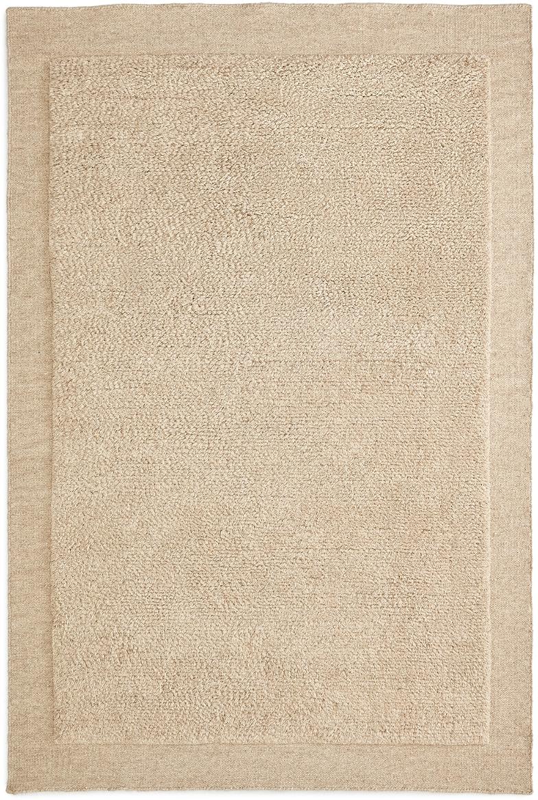 Marely Tæppe i Beige - Håndlavet Uld til Dit Hjem