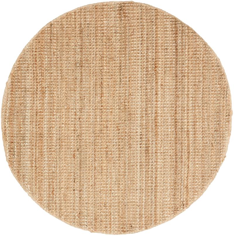 Madelin Tæppe i Brun - Naturlige Fibre 150 cm Diameter