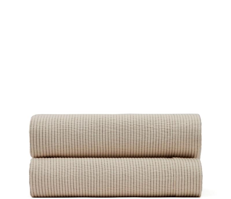 Elegant Bedar Sengetæppe i Beige - Perfekt til Soveværelset