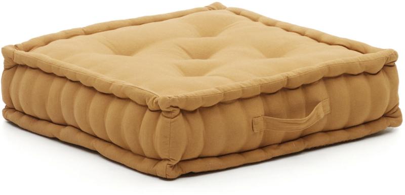 Besalu  Gulvpude  Sennep  H18x60x60    Bomuld