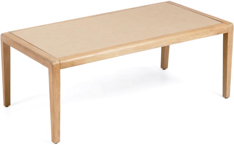 Better Udendørs Sofabord Brun H46x120x70 Massivt Træ Cement