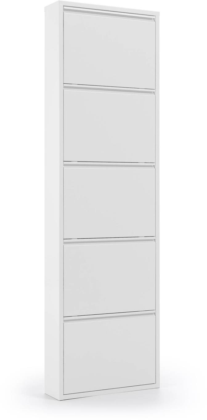 Ode Skoreol i Hvid - Elegant og Minimalistisk Design