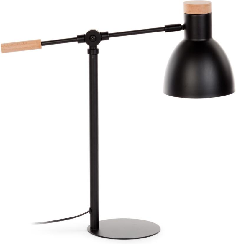 Tescarle Bordlampe i Sort Natur - Minimalistisk Design