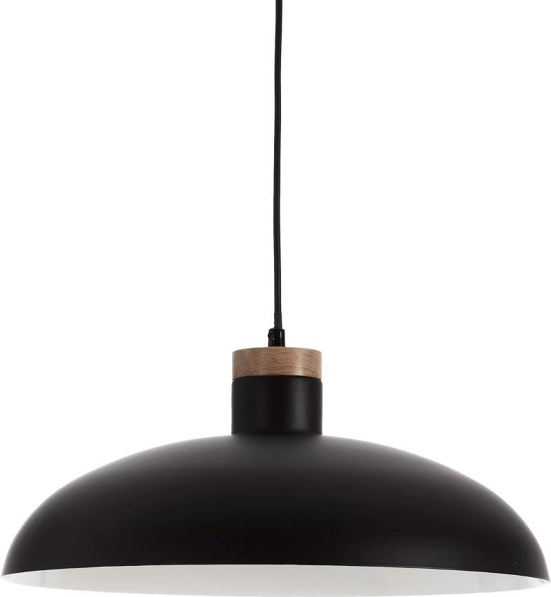 Gotram Pendel Lampe Sort Natur H16 5x38x38