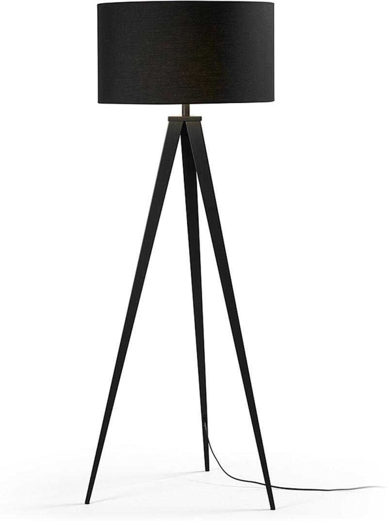 Iguazu Gulvlampe i Sort - Moderne Tripod Design