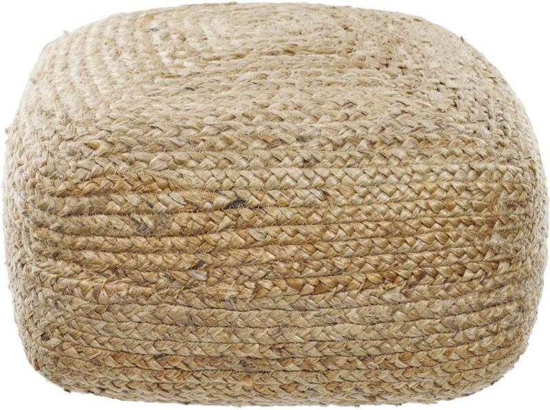 Rustik Doc Puff i Natur - H28x50x50 cm fra Kave Home