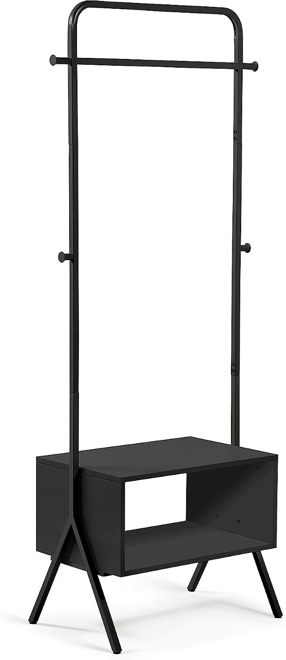Celise Knagerækker Amp Hattehylde Sort H180x74x42