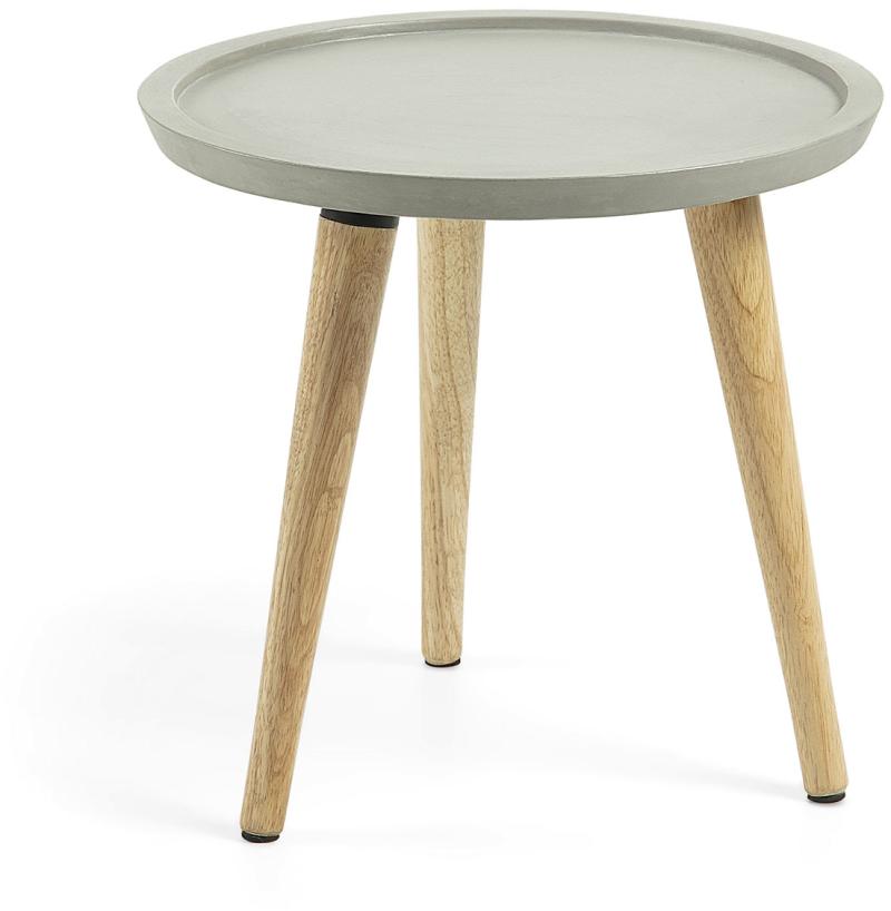 Lucy Udendørs Sofabord & Sidebord - Grå Natur 40 cm