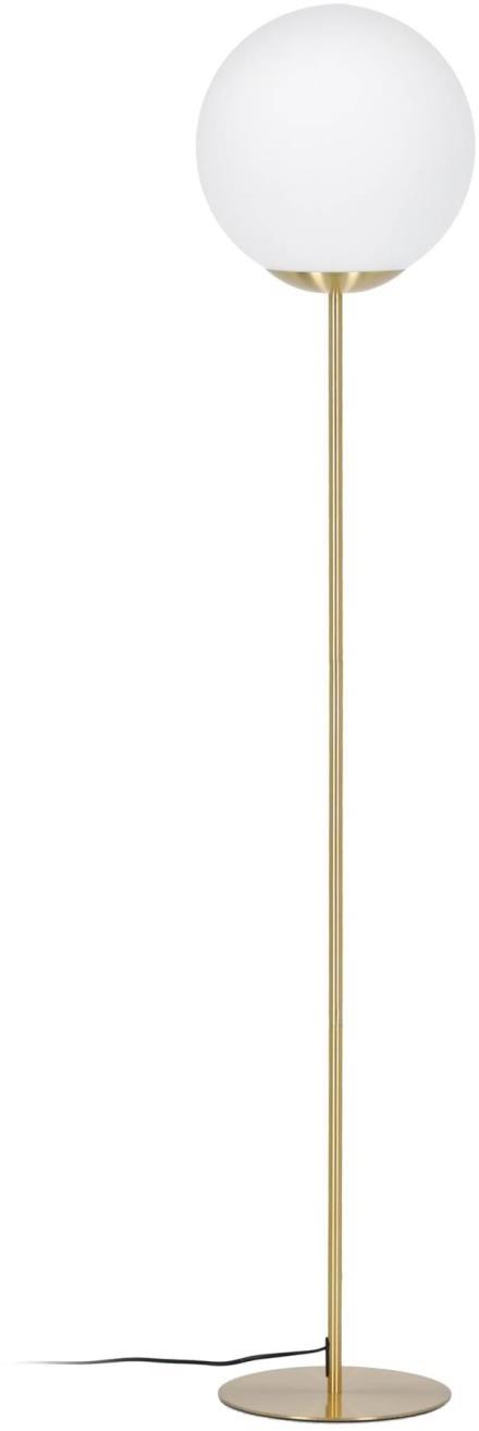 Mahala Gulvlampe i Hvid Guld - Modern Design og Elegance