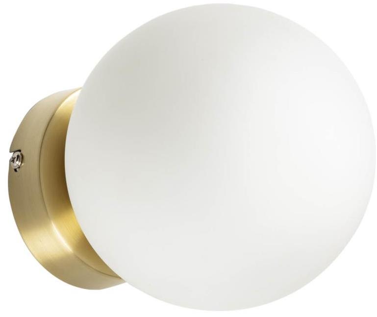 Moderne Mahala Væglampe i Guld og Hvid - Elegant Design