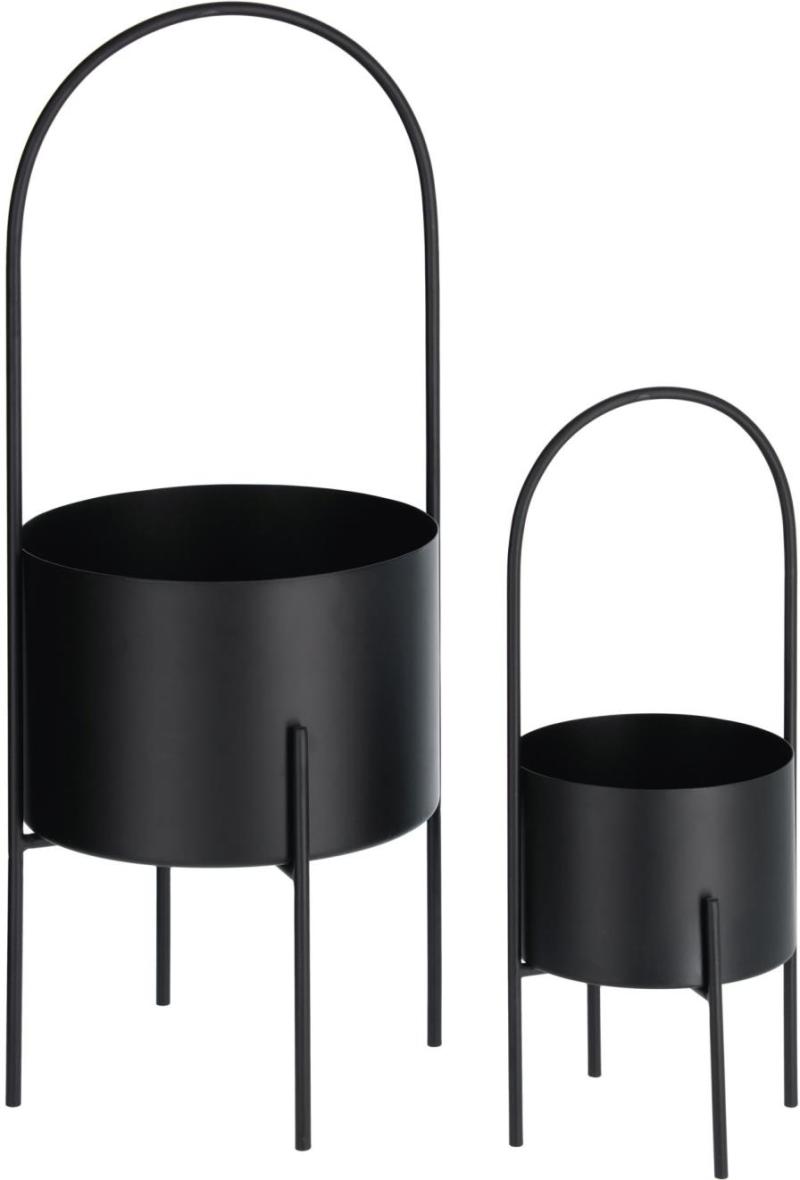 Moderne Mash Urtepotter i Sort - Stilfuldt Design