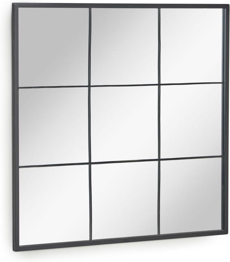 Ulrica Gulvspejl Sort H80 5x80x2