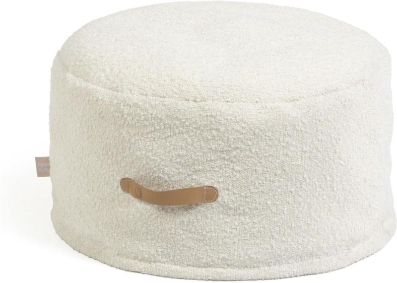 Adara  Puff  Hvid  H35x50x50