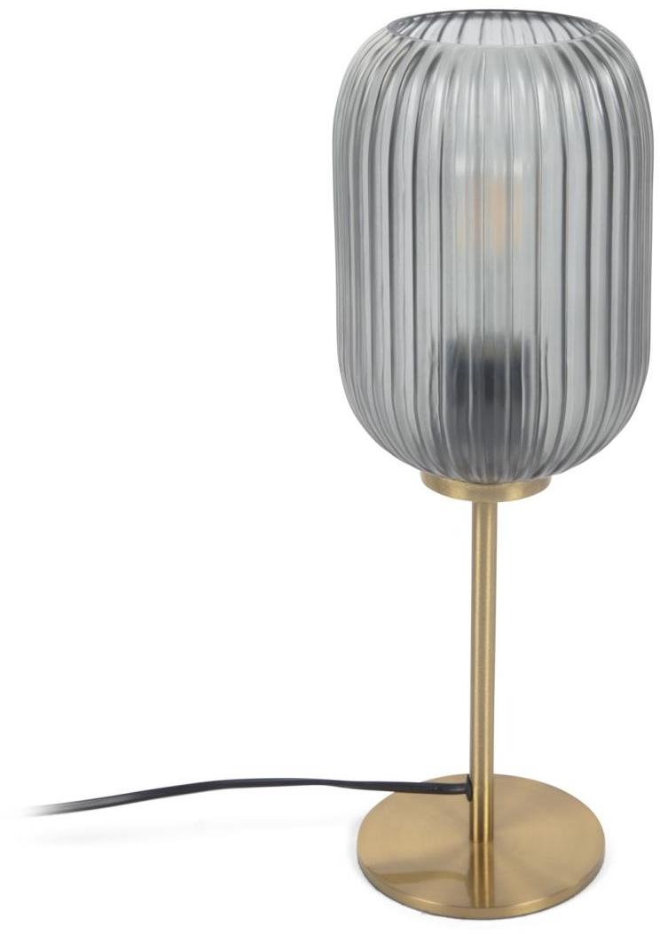 Hestia Bordlampe Guld Klar H40x14x14