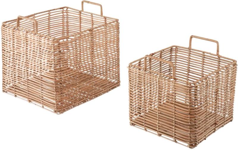Dalina Kurv i Natur - Håndlavet Rattan Opbevaring