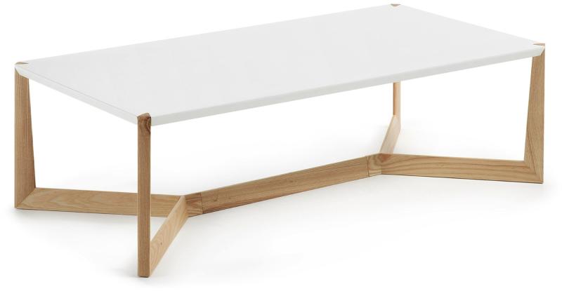 Quatro Sofabord i Natur Hvid - Elegant og Rummeligt