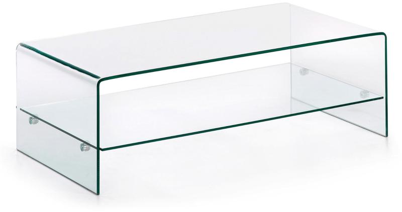 Burano Sofabord i Klart Glas - Minimalistisk Design