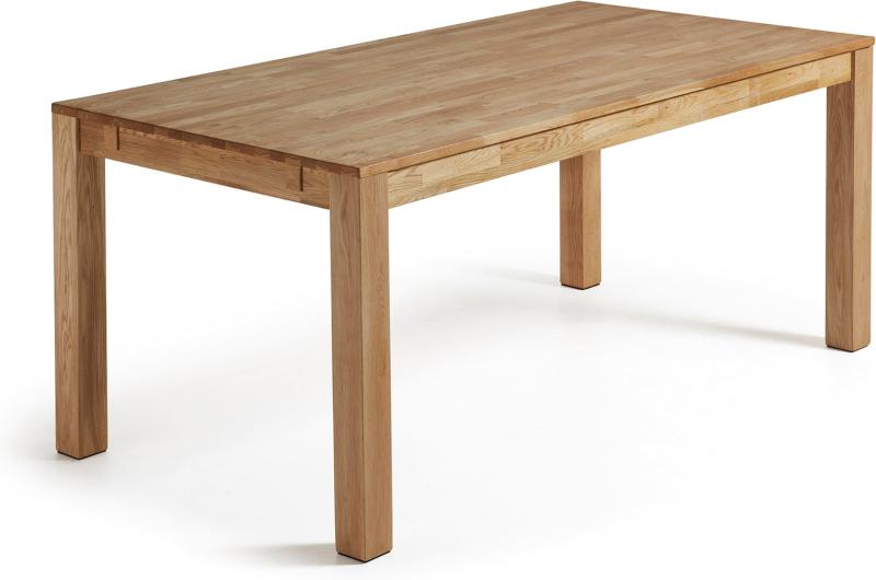 Isbel Spisebord i Egetræ med Udtræk - Natur H75x120x75