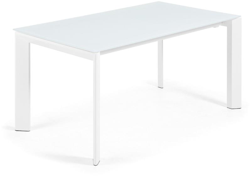 Axis Spisebord med Udtræk - Hvid Elegance til Dit Hjem
