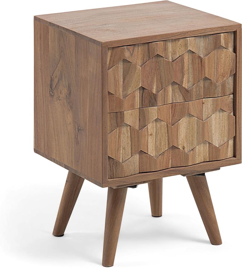Khaleesi Sengebord Natur H55x40x35 Massivt Træ