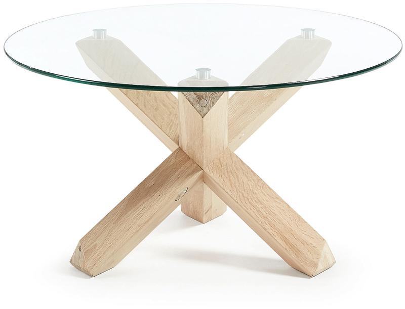 Lotus Sofabord Natur Klar H45x65x65 Glas