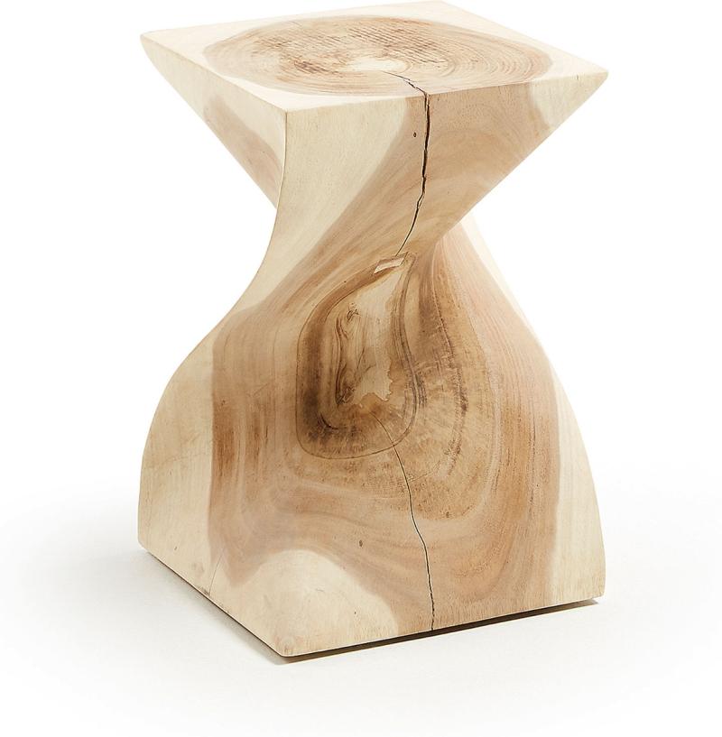 Aaron Udendørs Sidebord i Natur - Elegant Design Uden Hul