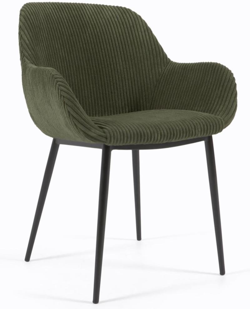 Konna Spisebordsstole i Grøn Fløjl – Elegant Design!