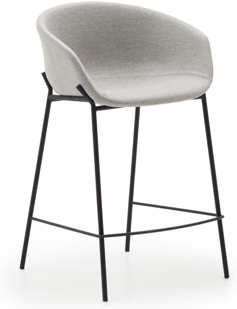 Yvette  Barstol  Grå  H71x57 5x55      Stof