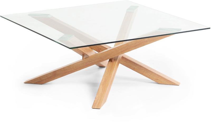 Kamido Sofabord i Natur Klar Glas - Bæredygtig Elegance