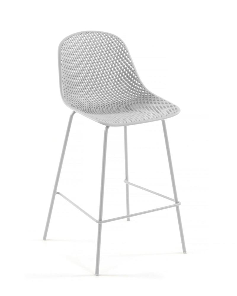 Moderne Quinby Barstol i Hvid - Stilfuld og Minimalistisk